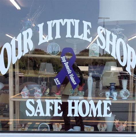 Photo containing text: "OUR LITTLE SHOP - Safe Home"